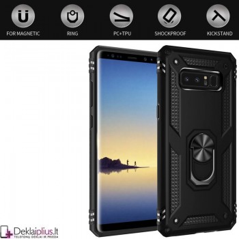 Sustiprintas dėklas 4in1 - juodas (Samsung Note 8) Sustiprintas dėklas 4in1 - juodas (Samsung Note 8)